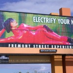 Attitude Girls billboard for Fremont Street, Las Vegas